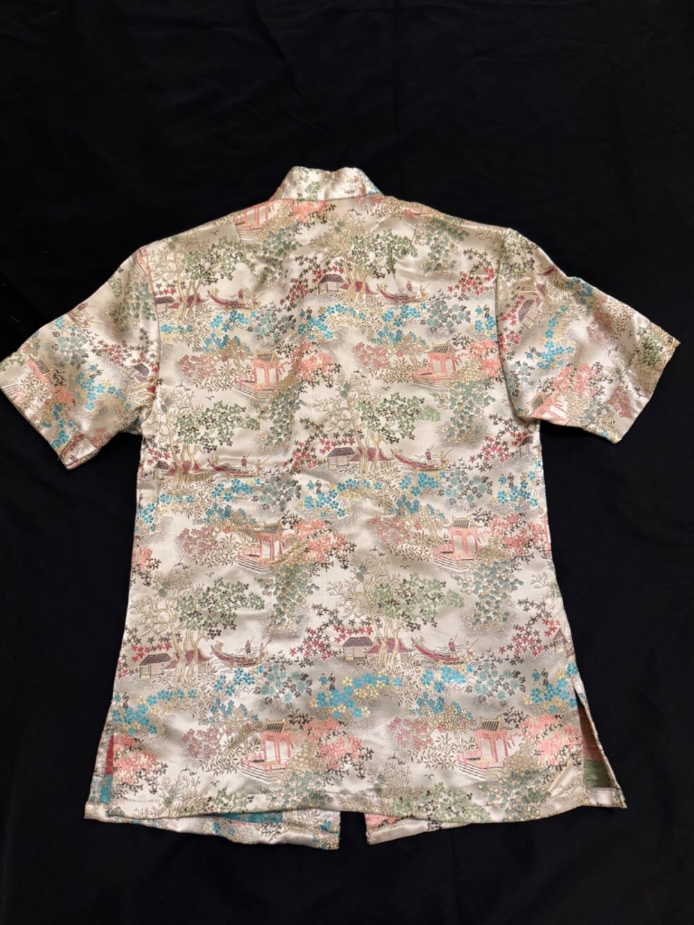 Authentic vintage Chinese Silk Shirt